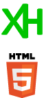 XH and HTML5 Logo